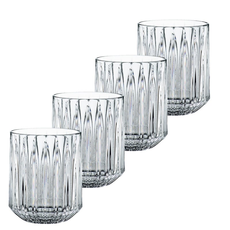 Nachtmann Jules Collection Glass Tumbler Set of 4, 10-Ounce, Clear, Made of Crystal Glass, Use for Water, Sparkling Water, Whiskey, Soft Drinks, and Other Beverages, Dishwasher Safe - Image 1
